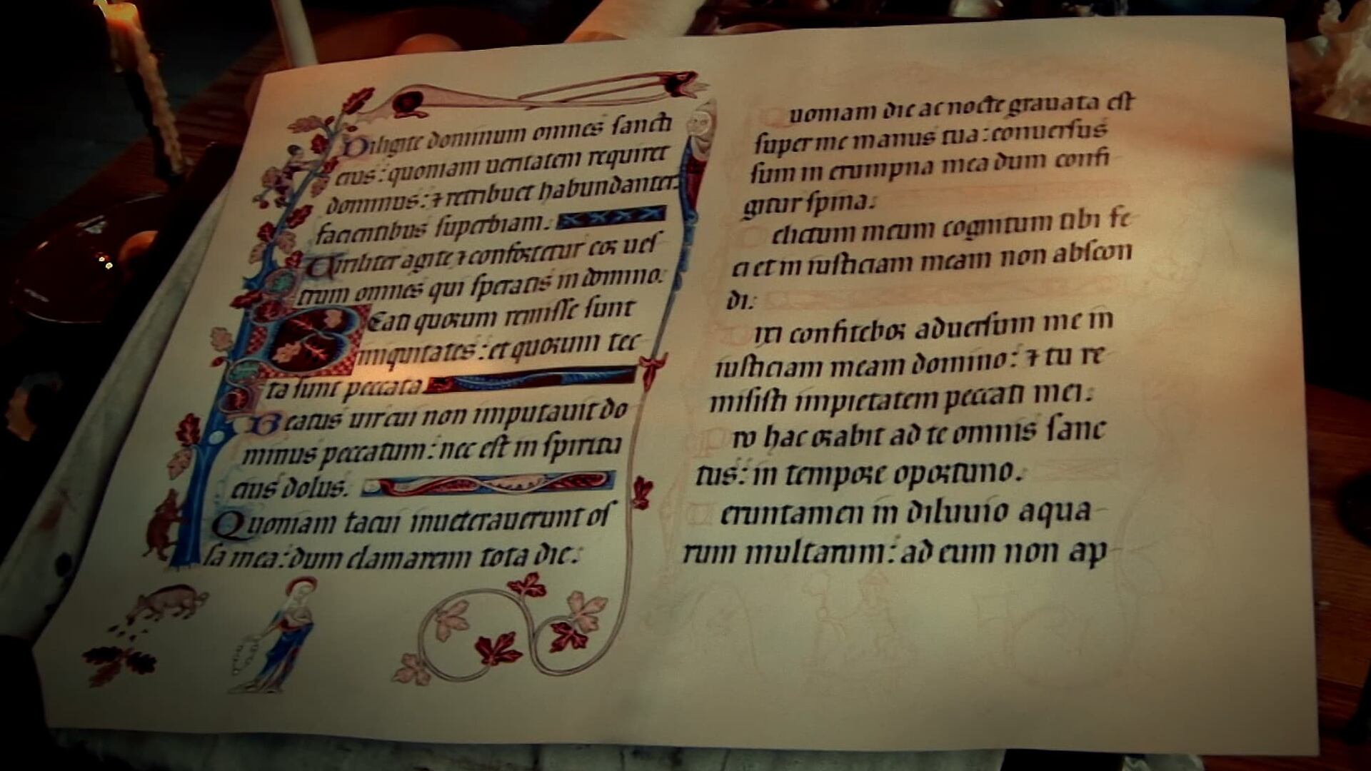 The Luttrell Psalter still